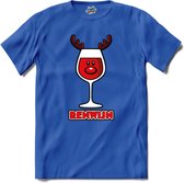 Renwijn - T-Shirt - Meisjes - Royal Blue - Maat 12 jaar