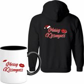 Merry kissmyass - Vest met mok - Meisjes - Zwart - Maat 6 jaar