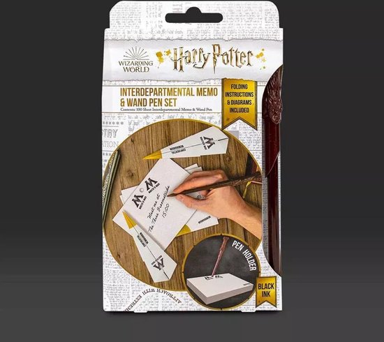 Harry Potter - Ministry of Magic Interdepartmental Memo & Wand Pen Set ...