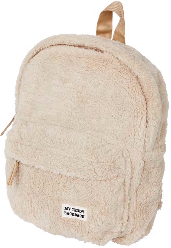 My Teddy Backpack - Teddy Rugzak - schooltas - voor kinderen - Crème - 31 x  25 x 9cm | bol.com