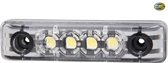 Positielicht - LED - 24V - Inbouw/Schroefaansluiting - Lenskleur: Transparent - Voor - Aantal: 1