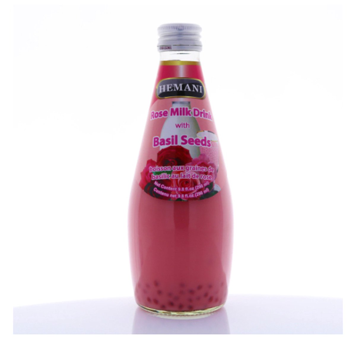 GoodUse Export Hemani Falooda Rose Basil Seed Milkshake 290 ml 4xPack