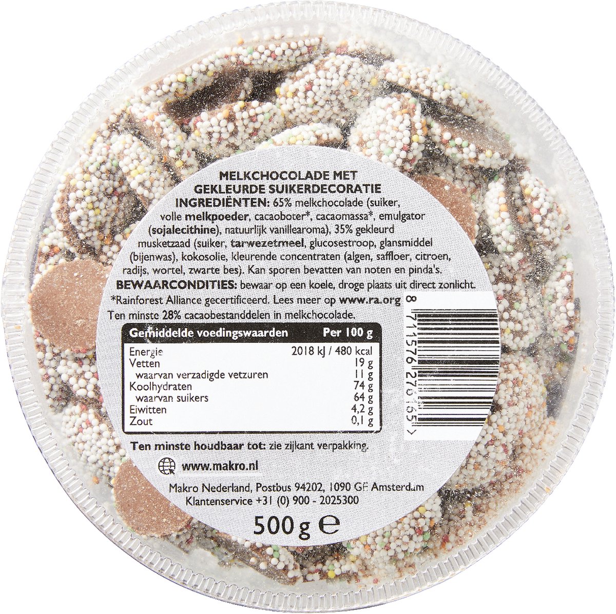 Rioba - Mini Musketflikken Melk - 500 Gram - Silo - Zoetwaren - Chocolade