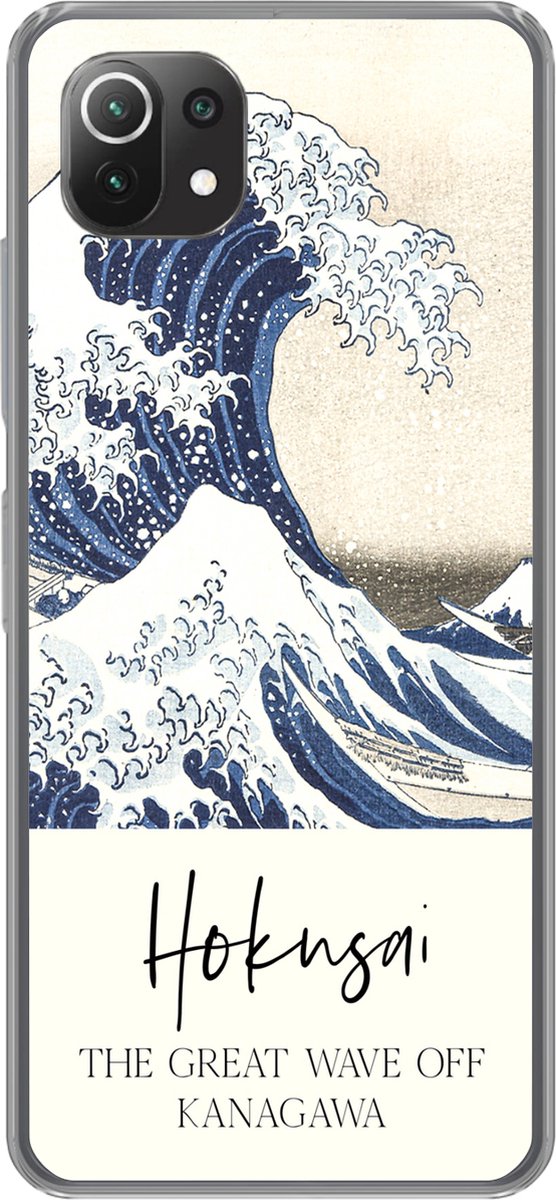 Telefoonhoesje Geschikt voor Xiaomi 11T hoesje - De grote golf van Kanagawa - Katsushika Hokusai - Siliconen Telefoonhoesje Telefoonhoesje