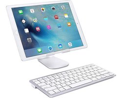 Draadloos Toetsenbord - Wireless Keyboard - Bluetooth - Zilver
