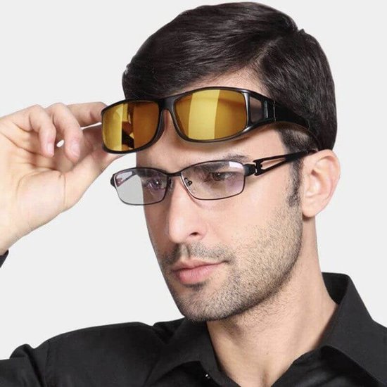Overzet bril nachtzicht – Nachtbril – Mistbril – Autobril – Nachtblind