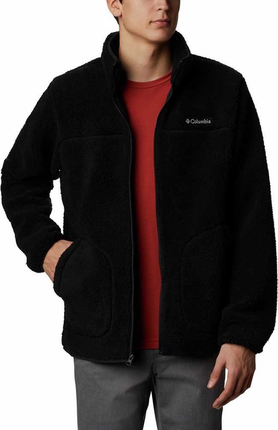 Columbia Heren Rugged Ridge III Sherpa Full Zip, Dark Mountain, Large, Dark Mountain, L