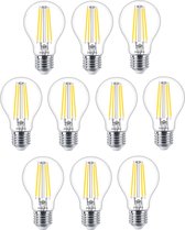 10 pièces Philips Lampe LED E27 5.9W 806lm 2700K clair Dimmable Cri90 A60