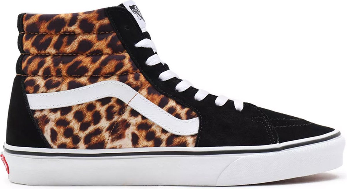 Vans SK8-HI ZWART/LEOPARD Dames Sneakers - Maat 36.5 | bol.com