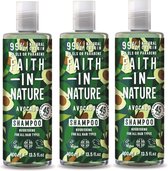 FAITH IN NATURE - Shampoo Avocado - 3 Pak