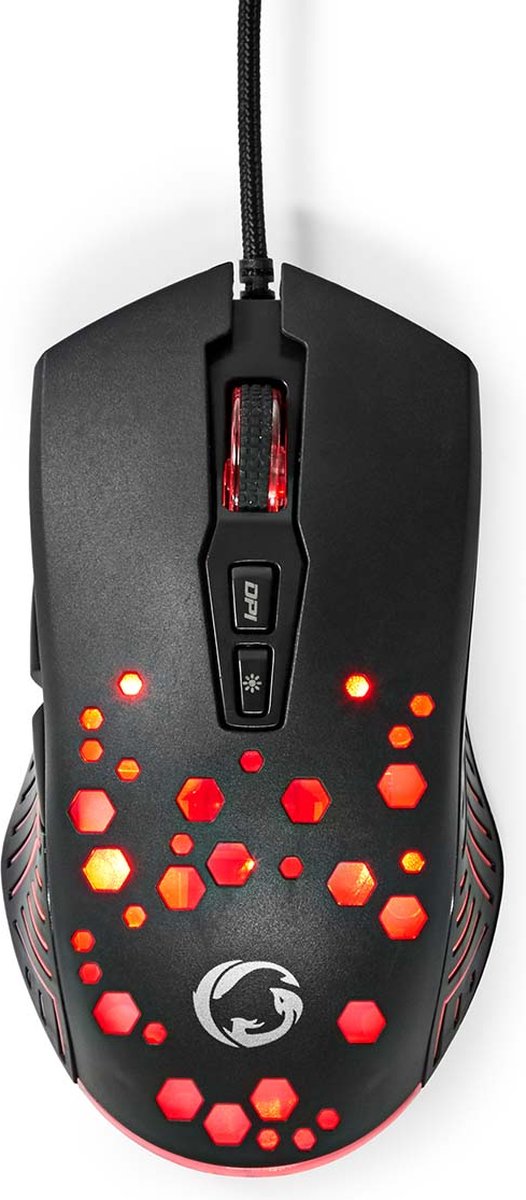 Nedis Gaming Muis - GMWD410BK