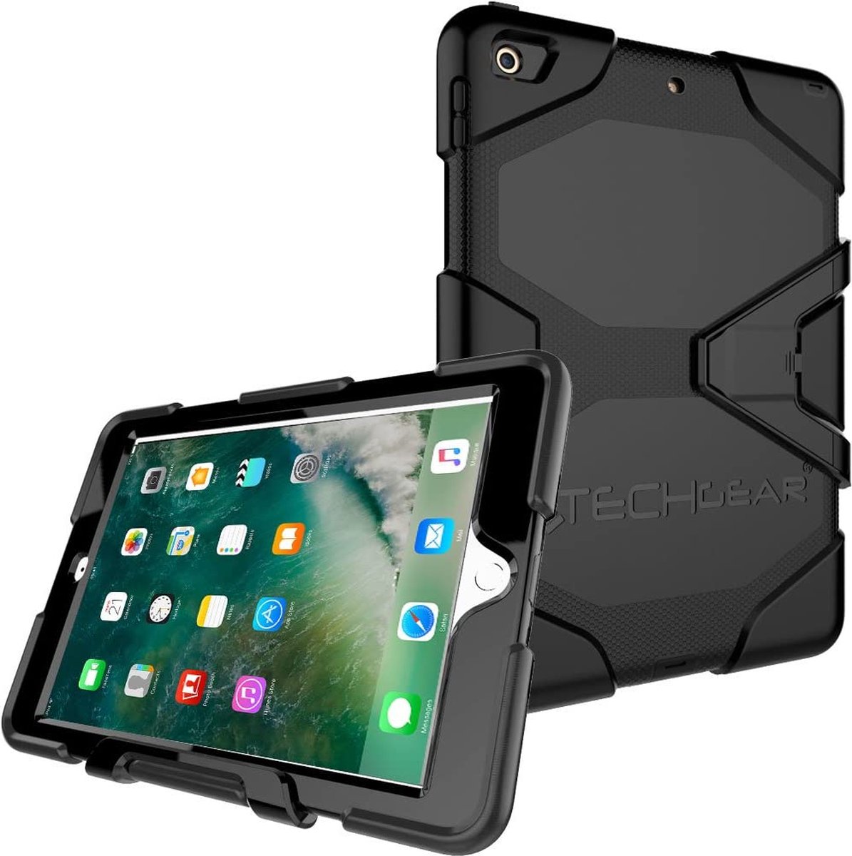 Coque pour iPad 9,7 Pouces 6e-5e génération-2018-2017,Compatible