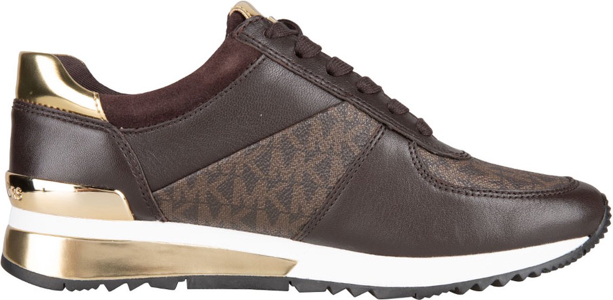 Michael Kors Allie Wrap Dames Sneakers - Bruin - Maat 37
