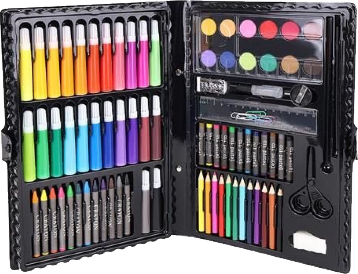 Coffret de coloriage XXL pour enfant - Coffret de peintre - Coffret de  dessin/peinture