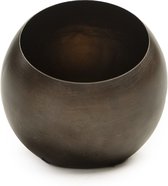 STILL Photophore Sphère - Bronze - Set de 2 pièces - 11x10 cm
