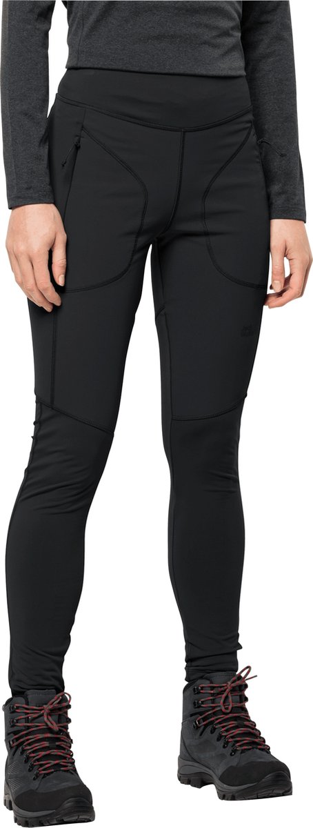 Jack Wolfskin Salmaser Outdoorbroek voor Dames Zwart