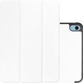 Hoesje Geschikt voor iPad 2022 Hoesje Case Hard Cover Hoes Book Case - Wit