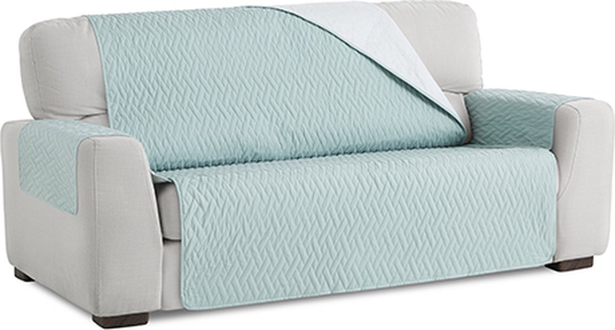 Bankbeschermer Waterproof 110cm breed Mint - Stevig gevoerde en waterbestendige Belmarti® bank beschermer