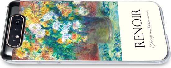 Coque Samsung Galaxy A80 - Renoir - Chrysanthèmes - Peinture - Siliconen