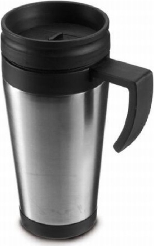 RVS koffie beker to go thermosbeker 420ML herbruikbare