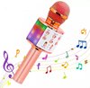 Karaoke Microfoon Bluetooth - Karaoke met LED Licht - Rosé Goud