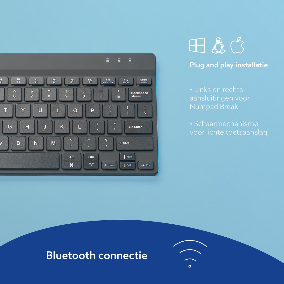 R-Go Compact Break - Ergonomisch Toetsenbord thumbnail 2