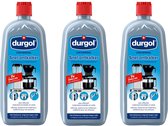 Durgol® | 3 x 750 ml Universal snel ontkalker | kalkaanslag huishoudelijke voorwerpen | milieuvriendelijk