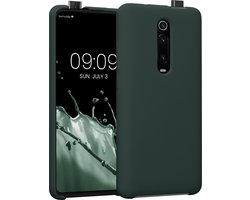 kwmobile telefoonhoesje geschikt voor Xiaomi Mi 9T (Pro) / Redmi K20 (Pro) - Hoesje met siliconen coating - Smartphone case in mosgroen