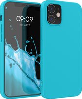 kwmobile telefoonhoesje geschikt voor Apple iPhone 12 / iPhone 12 Pro - Hoesje voor smartphone - Back cover in zeeblauw