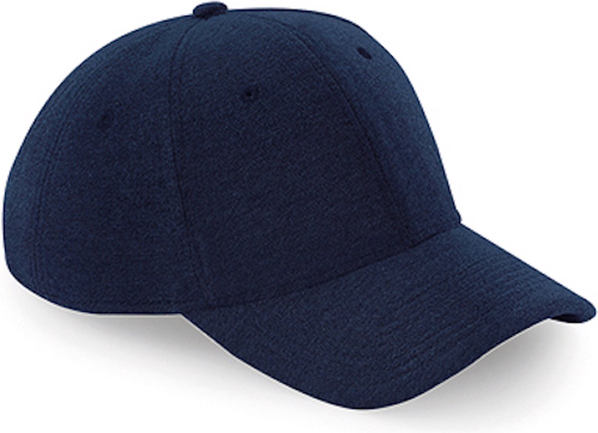 Beechfield 'Jersey Athleisure Baseball Cap' Donkerblauw
