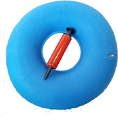 Solid Homecare zitring aambeienkussen inclusief pompje blauw - 34 cm