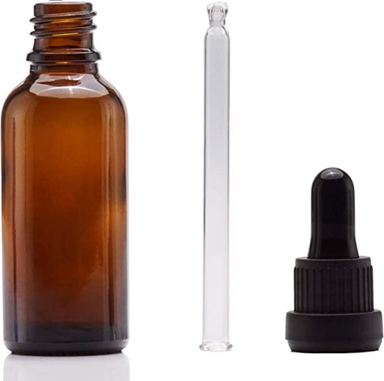 Pipetflesje 50ml -5 stuks -Pipet- pipetten voor vloeistoffen - druppelflesje - pipet voor vloeistoffen - dropper bottle