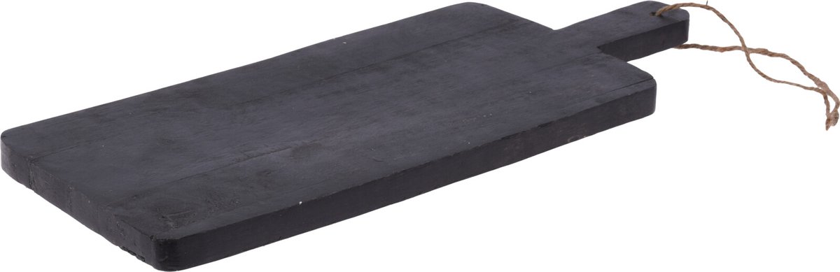 DoaBuy serveerplank mangohout 50x182x2 cm zwart
