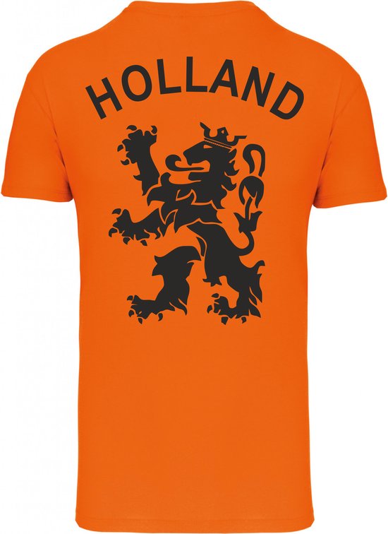T-shirt Holland Leeuw Achterkant | EK 2024 Holland |Oranje Shirt| Koningsdag kleding | Oranje | maat XXL