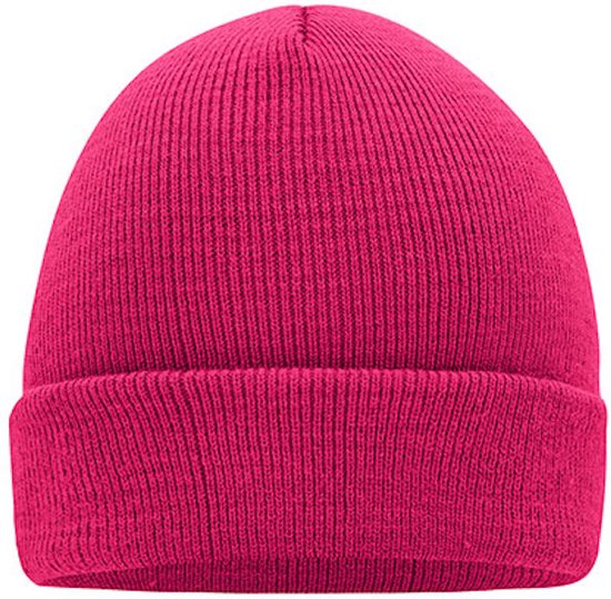 Myrtle Beach 'Knitted Cap' Beanie Magenta