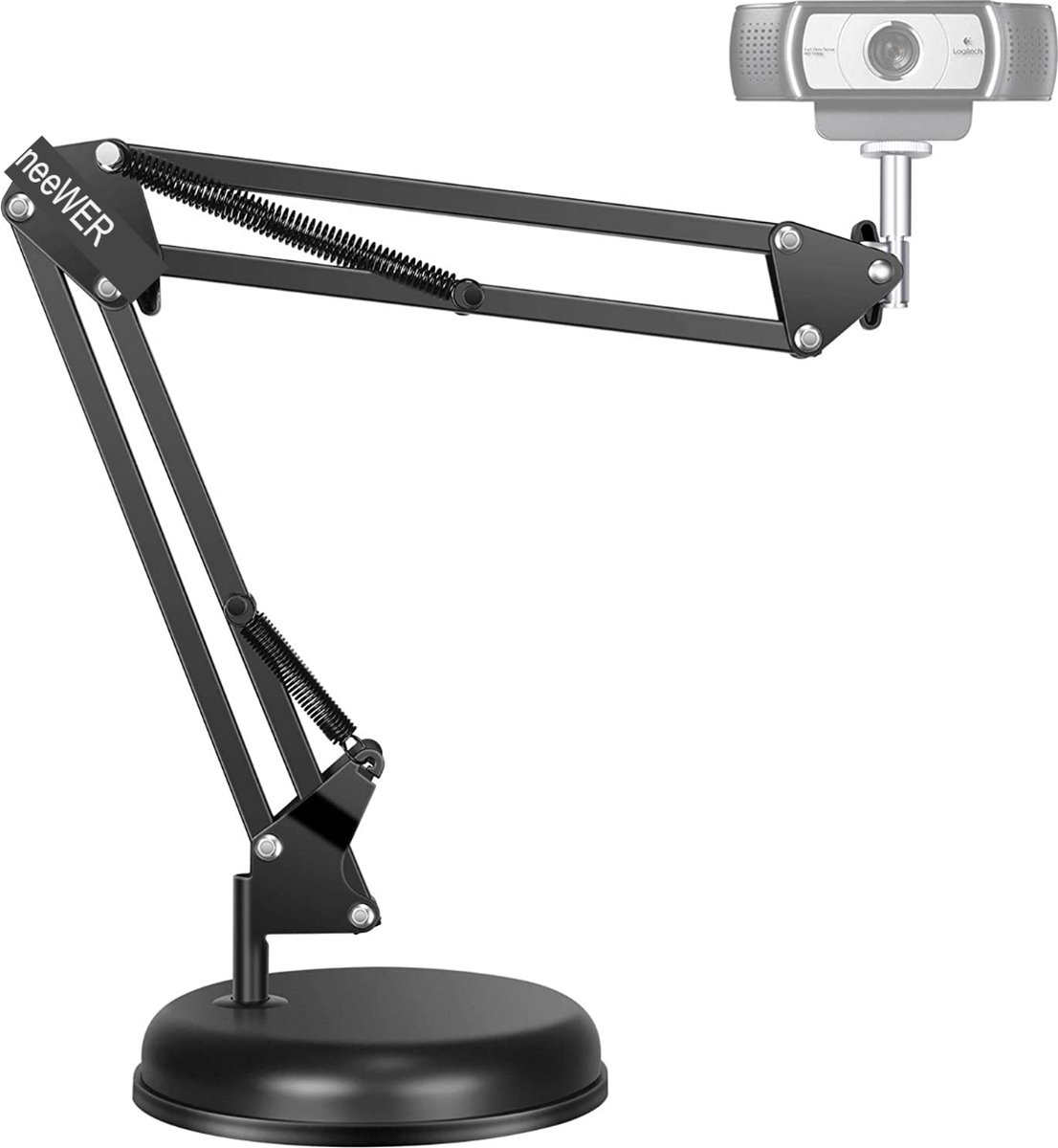 Neewer® - Verstelbare tafel - Armstandaardhouder met Voet voor Webcam - C922 C930e C930 C920 C615