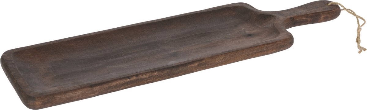 Serveerplateau hout gebrand 59 cm