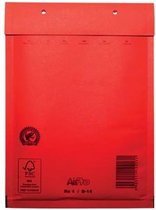 Specipack Rode luchtkussen enveloppen D 180 x 265 mm A5+ Rood Gekleurd - Doos met 100 enveloppen