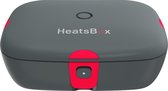 Faitron HeatsBox Style - Lunchbox Électrique - Lunchbox Adultes - Acier Inoxydable - Différents Compartiments - 220V
