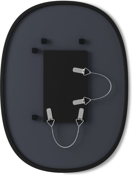 Günstig online kaufen | Umbra Wandspiegel D 46 cm Hub schwarz