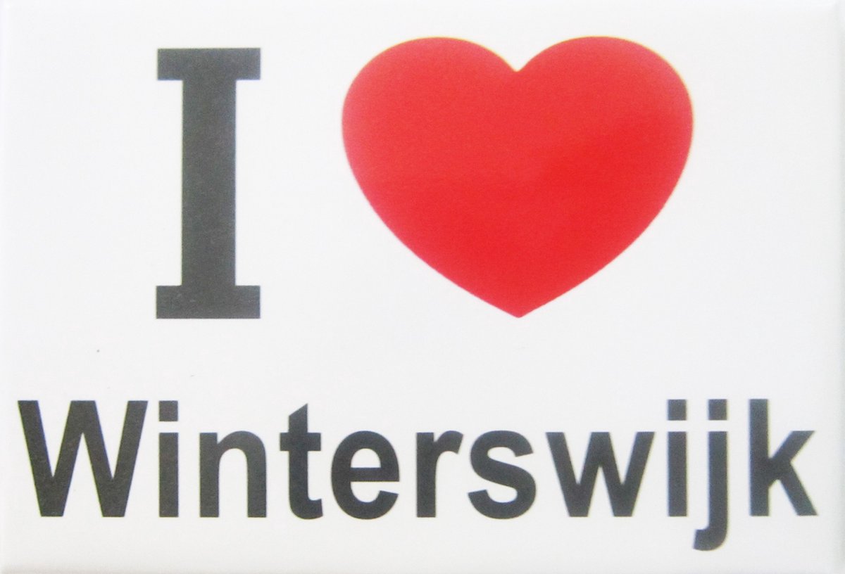 Koelkast magneet I love Winterswijk.