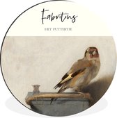 Cercle mural Oude Meesters - Cercle mural - Aluminium - ⌀ 140 - Art - Le chardonneret - Fabritius