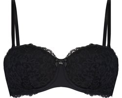 Hunkemöller Marine voorgevormde Dames bh zwart - Maat F85
