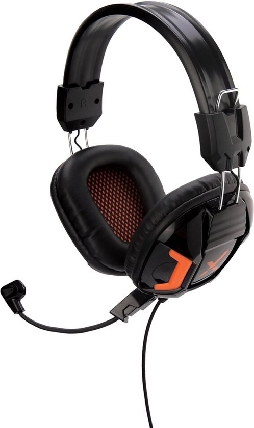 X-Rocker XH1 - Bedrade Gaming Headset - Geschikt voor Nintendo, PS4, X-Box One, S & X - Zwart / Oranje