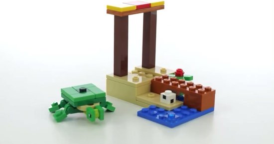 LEGO Minecraft 30432 - La plage avec la tortue (polybag)