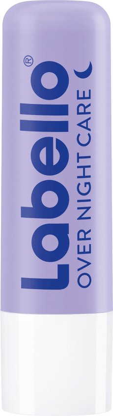 LABELLO Overnight Care Lippenpflegestift – Mit Sheabutter & Lavendelöl, 4,8 G, Für 8h Pflege