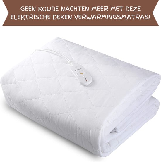 Elektrische Matras Topper - Waterdicht - Matras Topper - Warmte Matras -  Bed Cover -... | bol.com