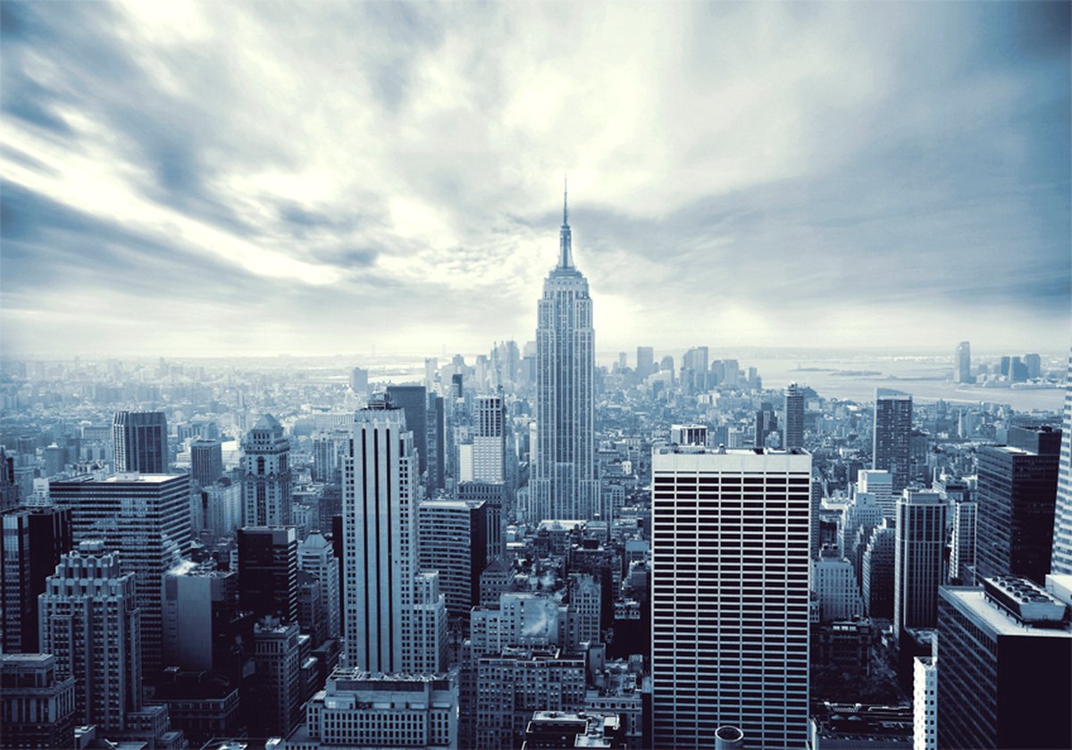 Fotobehang - Blue York.