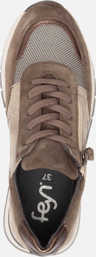 Feyn Sneakers taupe Suede - Dames - Maat 40 | bol.com
