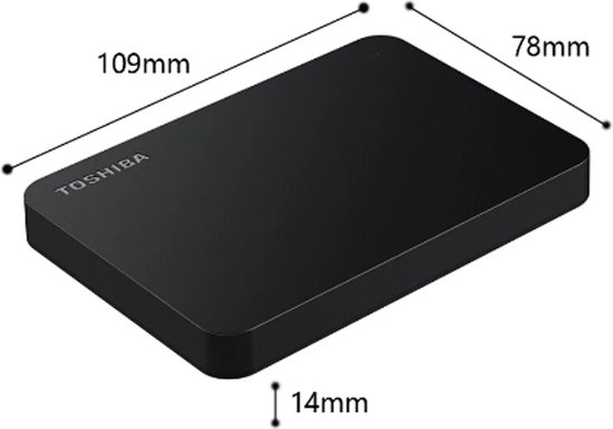 Toshiba Canvio Basics 500GB - Externe harde / Zwart bol.com